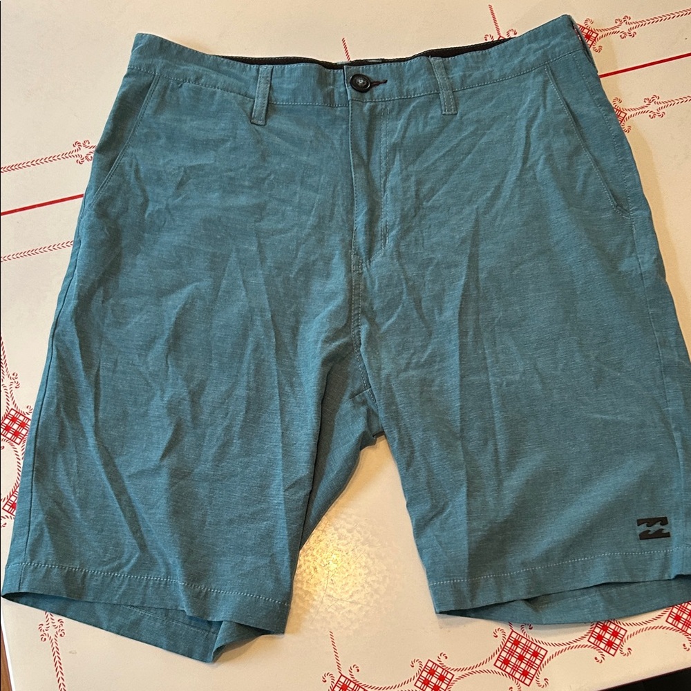 Billabong Blue Flat Front Men's Shorts